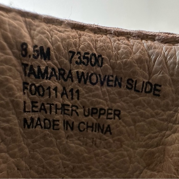 Frye Tamara woven slide women’s leather sandals size 8.5 - Picture 13 of 17